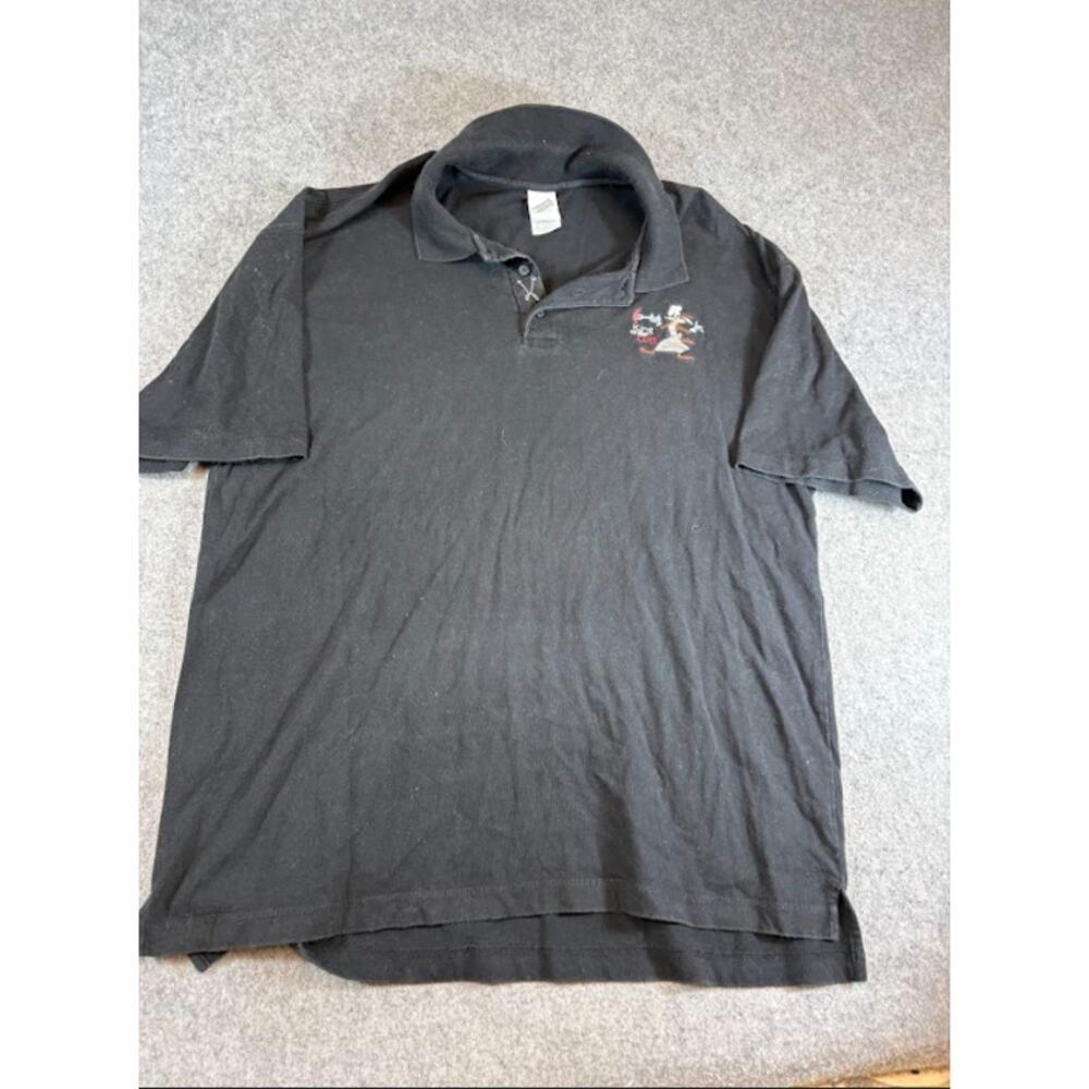 VTG 90s Warner Bros Wile Coyote King of the Grill Polo Shirt Men XL Looney Tunes